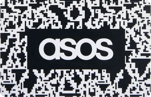 Image of a virtual gift card from ASOS, featuring the ASOS logo.
